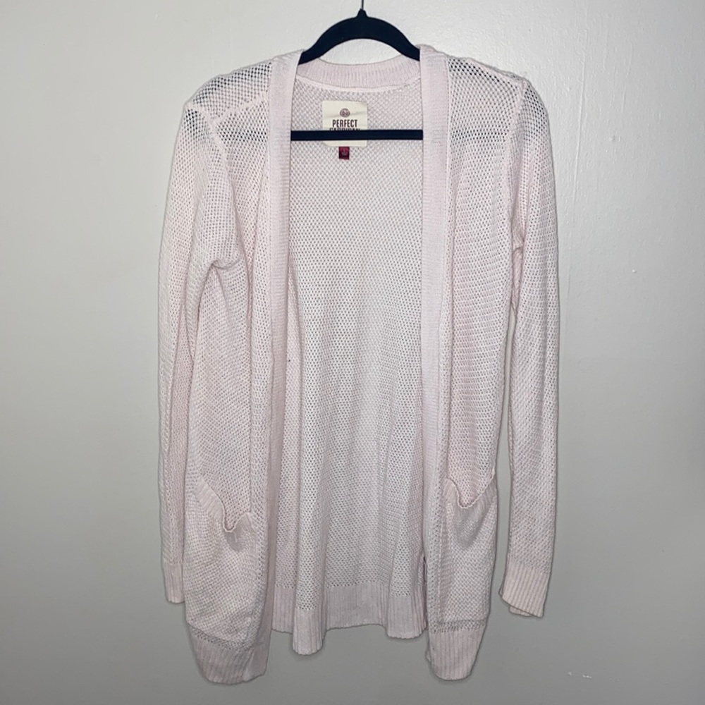 🎱Blush pink cardigan with pockets! - Picture 2 of 7